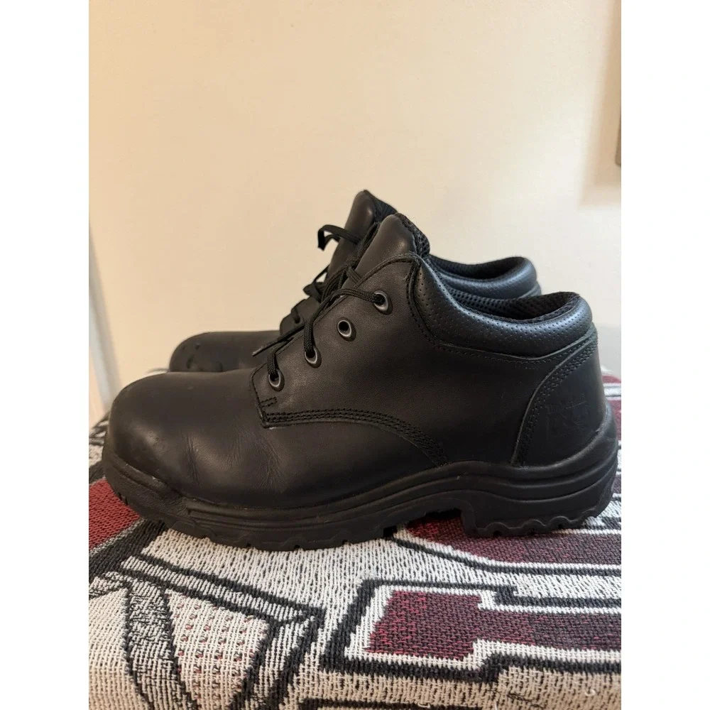Timberland PRO Men's Titan Safety Toe Oxford Work Shoes - Black - Size 11W